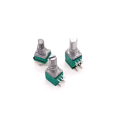 10mA roterende Codeur met Knop 6mm het Dubbele Concentrische Autospreker Audio Stemmen