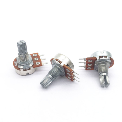WH148 Rotary Potentiomer Lange Levensduur Volumeregeling Lineaire B50K B10K Potentiometer Carbon Film Potentiometer Voor Audio