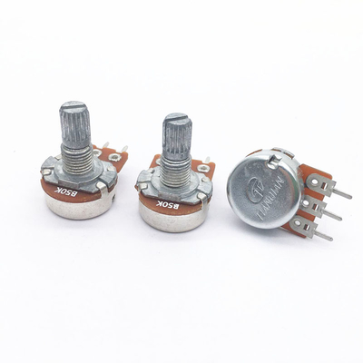 WH148 Rotary Potentiomer Lange Levensduur Volumeregeling Lineaire B50K B10K Potentiometer Carbon Film Potentiometer Voor Audio