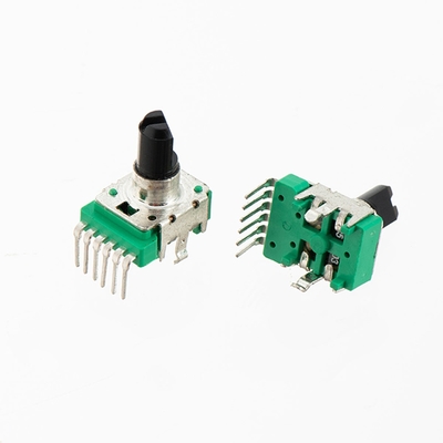 R1116G van het de Troepmetaal van 11 Mm Dubbele van de de Schachtkoolstof de Film Roterende Potentiometer B10k 50K 100K