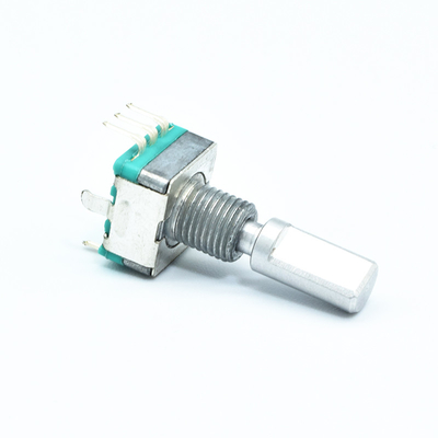 11mm Ononderbroken Roterende Schakelaar300v AC Roterende Knop met Drukknop 360 Graden