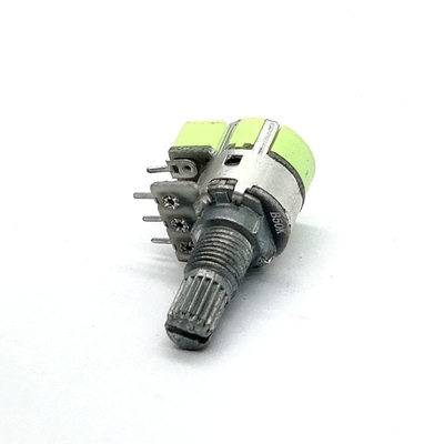 Dubbele 12mm Roterende van het de Film100k Volume van de Potentiometerkoolstof Controle 6 Speld