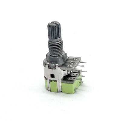 Dubbele 12mm Roterende van het de Film100k Volume van de Potentiometerkoolstof Controle 6 Speld