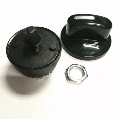 Juicer 29mm Ononderbroken Roterende Schakelaar 6A 1 Pool 12 de Ventilator van de Manier Roterende Schakelaar