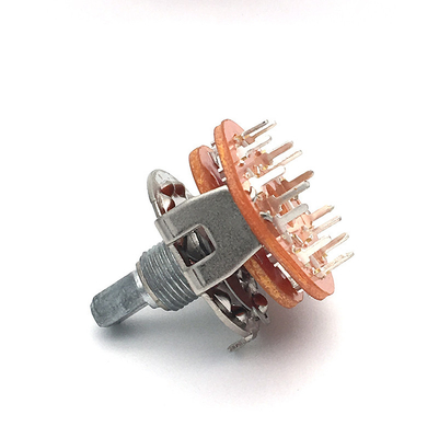 De multisprekers van de Lijn2p4t Mini Rotary 500ohm Ononderbroken Roterende Schakelaar