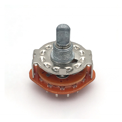 De multisprekers van de Lijn2p4t Mini Rotary 500ohm Ononderbroken Roterende Schakelaar