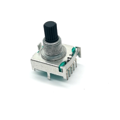 17mm werpt het Enige Pool Drievoud de Potentiometer van het Roterende Schakelaar0.3a 100k Logboek