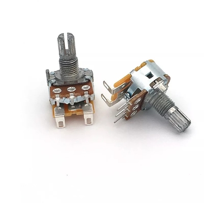 5k Potentiometer Met Schakelaar 15mm Dual Gang Audio Taper