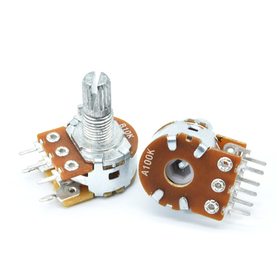 De Potentiometer 500k van de lat Roterende die Schakelaar met Schakelaar door Walkie-talkie wordt gebruikt