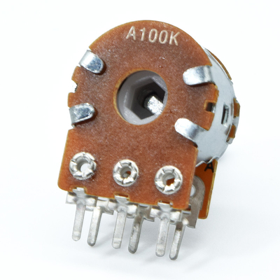 De Potentiometer 500k van de lat Roterende die Schakelaar met Schakelaar door Walkie-talkie wordt gebruikt