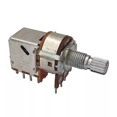 PCB-Veranderlijke de Weerstandspot DPDT van de Knop10k Roterende Potentiometer 0.2W