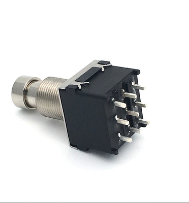 SF17 10000 Cycli2pdt Schakelaar 9 Pin Push Button Foot 100ohm