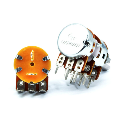 Verticale Audio Spitse Potentiometer 16mm van 5k Dubbele Troeppotentiometer