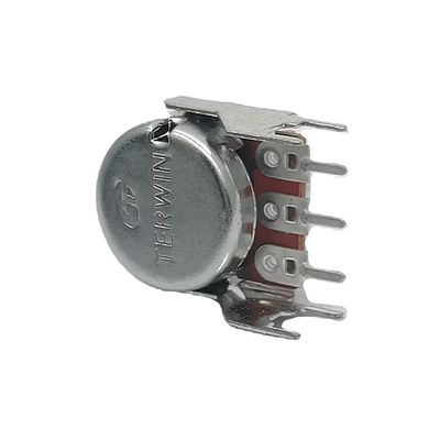 Roterende Potentiometer 16mm van de koolstoffilm Omgekeerde Alpha- het Logboekpotentiometer van 500k