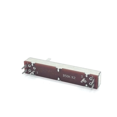 Schuifpotentiometer met 45 mm veerweg B10k Fader voor geluidsconsole
