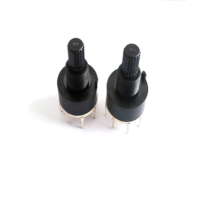 Plastiek 16mm 8 Positie Roterende Schakelaar Enige Pool 0.3A Heater Refrigerator