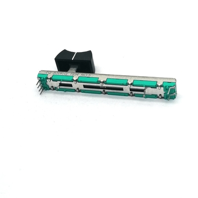Custom Metalen Hendel Carbon Film Lineaire 60mm 10K Lineaire Dia PotentiometerGebruikt Voor Sound Console Oortelefoon En microfoon
