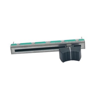 Custom Metalen Hendel Carbon Film Lineaire 60mm 10K Lineaire Dia PotentiometerGebruikt Voor Sound Console Oortelefoon En microfoon