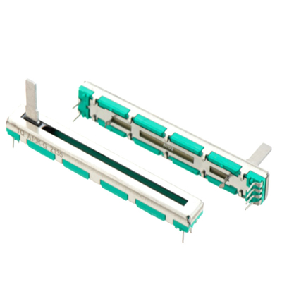 6 Pin Dual Slide Potentiometer 45mm Dia voor het Mengen van Postgeluid