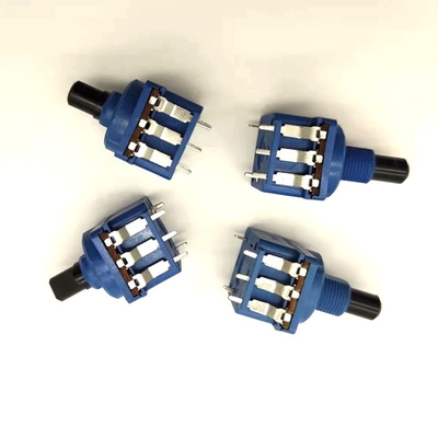 Koolstoffilm 16mm de Schemerigere Schakelaar B500K 10A van de Roterende Schakelaarpotentiometer