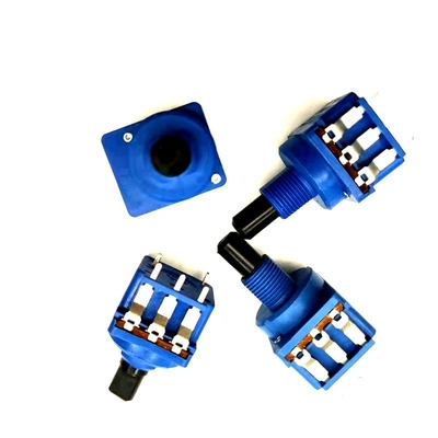 Koolstoffilm 16mm de Schemerigere Schakelaar B500K 10A van de Roterende Schakelaarpotentiometer