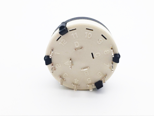 Diameter 26mm de Roterende Roterende Schakelaar van de Band0.3a Multipositie voor Ventilatorsovens