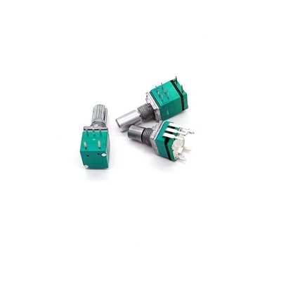10mA roterende Codeur met Knop 6mm het Dubbele Concentrische Autospreker Audio Stemmen
