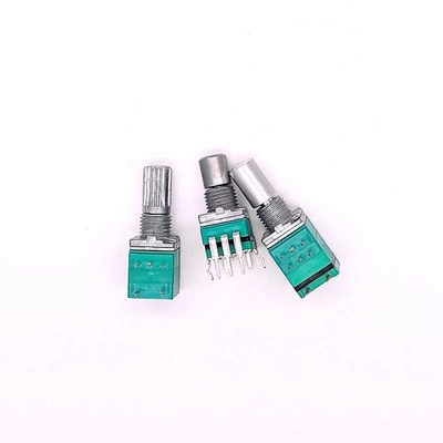 10mA roterende Codeur met Knop 6mm het Dubbele Concentrische Autospreker Audio Stemmen
